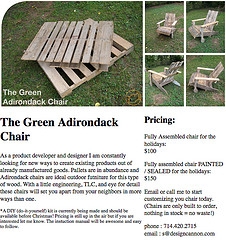 Adirondack chair kit
